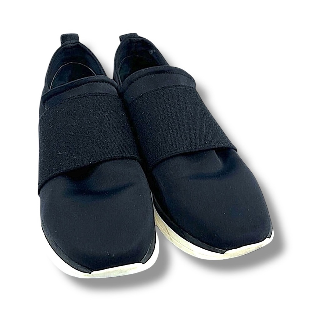 LOUISE ET CIE Black Slip ons with gold-tone hardware  7M